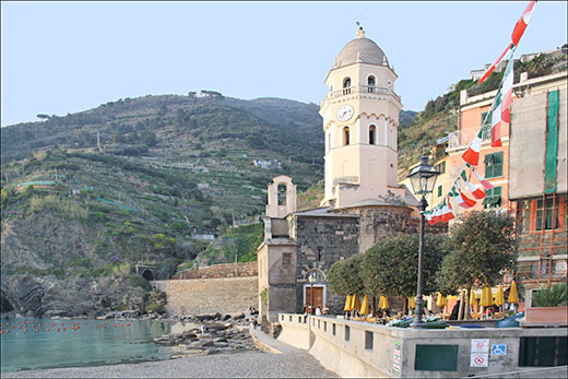 vernazza, la chiesa di san pietro